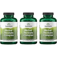 Herbal Prostate Complex - Men's Supplement - Features Pygeum, Saw Palmetto '&' Stinging Nettle - (200 Capsules) 3 Pack