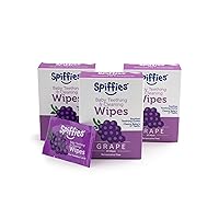Spiffies Baby Oral Care Tooth Wipes - Gum & Teeth Wipe Tissues for Teething Relief & Cleaning Infant & Toddler Teeth - Baby Tooth Wipes w/Xylitol for Ages 0-12 Months & Up