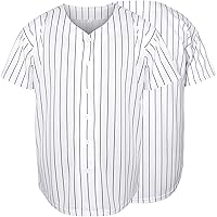  KUAIPAO Blank Baseball Jersey,Short Sleeve Plain