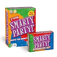 R&R Games Bundle Set of Smarty Party- 5th Edition Family Game and Expansion Set #1