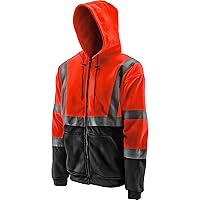 Lift Viz-Pro Hoodie (Hi-Viz Orange/Blk)