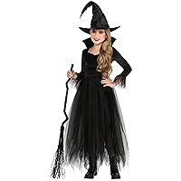 Amscan Enchanting Witch Costume For Girls - Large (12-14) - Magical & Unique Design Outfit, Perfect For Halloween, Costume Parties & More 1 Set