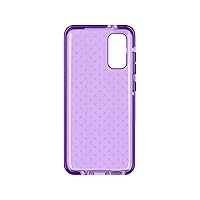 tech21 Evo Check for Samsung Galaxy S20 5G Phone Case - Hygienically Clean Bacteria Fighting Antimicrobial Properties with 12ft Drop Protection, Pansy