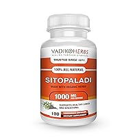 Certified Organic Sitopladi Churna (Sitopaladi) Powder 100 Vegicaps