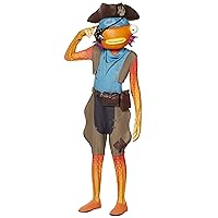 Spirit Halloween Fortnite Fishstick Pirate Costume | Officially Licensed | Video Game Costume | Fortnite Cosplay