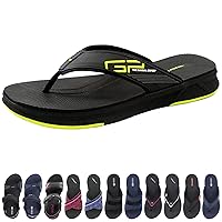 Gold Pigeon Shoes EVA Ultra Cushion Men Flip-flop Quick Dry Anti-Fatigue Sole Flip Flops for Men Size 9-9.5 / Women Size 10.5-11 * 1543 Green -42