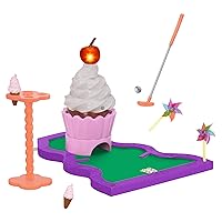 Glitter Girls by Battat – A Putt with a Cherry on Top! Mini Putt Playset – Toys, Games, and Accessories for 14-inch Dolls – Ages 3 and Up
