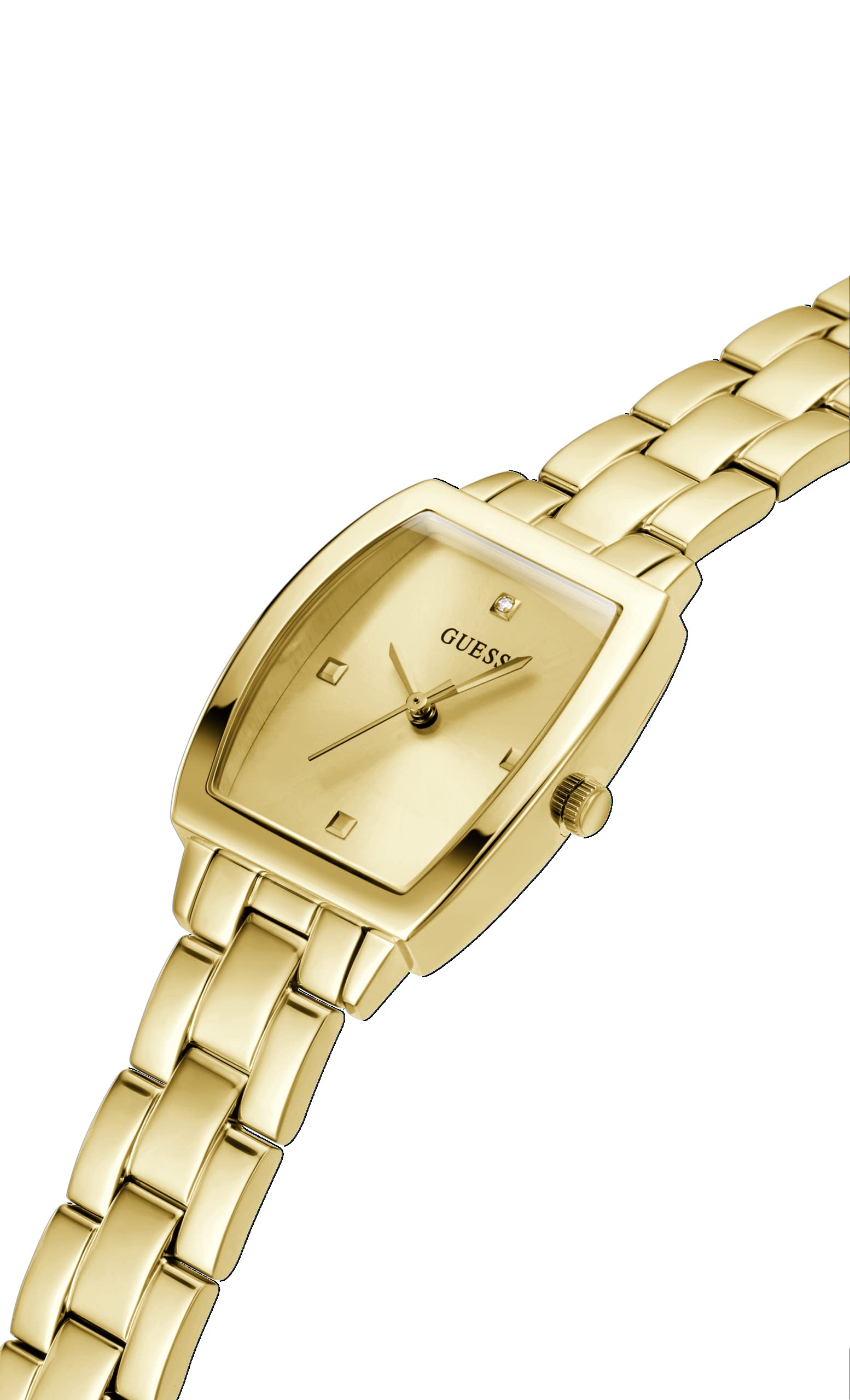 GUESS Ladies Dress Tonneau Diamond 24mm Watch