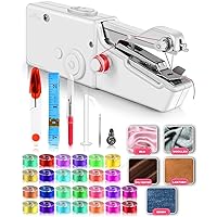 Rapid Sewing and User-Friendly Portable Handheld Sewing Machine, Mini Sewing Machine with Accessories Kit to Stitch Anywhere, Anytime