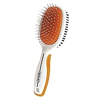 Premium Pet Double Sided Pin Bristle Brush with Patented Stacked Pin Design for Dogs - Removes Loose Hair & Stimulates the Skin while Creating a Soft Coat Shine - Model 858501