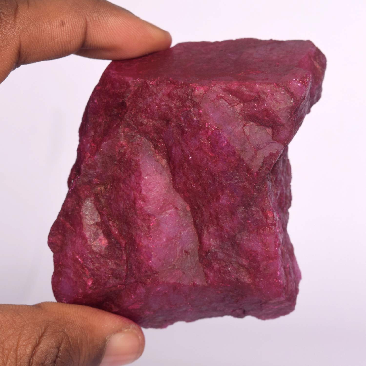 Raw Rough Ruby 901.00 Ct. Certified Uncut Healing Crystal Natural Red Ruby Gem Huge Ruby Rough
