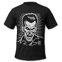 The Psychobilly Skull 2 Rockabilly Men's T-Shirt
