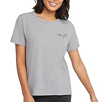 Hanes Womens Originals Graphic T-Shirt, Cotton Tees For Women, Available In Plus
