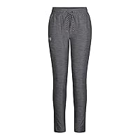 Girls Outdoor Pants, Lightweight 4-Way Stretch Fabric & Drawstring Closure, Pitch Gray Twist Knit