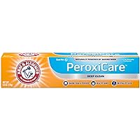ARM & HAMMER Peroxicare Toothpaste – Clean Mint- Fluoride Toothpaste , 6 Ounce (Pack of 6)