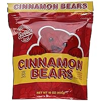 Sweets Cinnamon Bears Candy, 16oz Resealable Bags (Pack of 2)