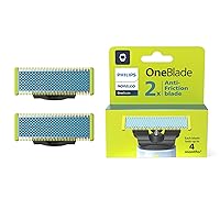 Genuine OneBlade Anti-Friction Replacement Blades, 2 Count, QP225/80