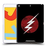 Head Case Designs Officially Licensed The Flash TV Series Distressed Look Logos Soft Gel Case Compatible with Apple iPad 10.2 2019/2020/2021