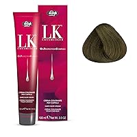 LK Oil Protection Complex Hair Color Cream, 100 ml./3.38 fl.oz. (7/28 - Medium Blonde Ash Pearl)