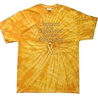 Support Childhood Cancer Awareness Tie Dye Shirt