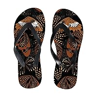 Vantaso Slim Flip Flops for Women Modern Butterfly Yoga Mat Thong Sandals Casual Slippers
