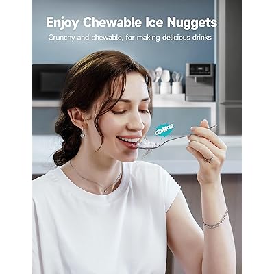 Mua HiCOZY Nugget Ice Makers Countertop, Compact Crushed Ice Maker