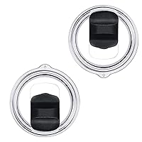 Magnetic Tumbler Lid 2pcs 30oz Compatible with YETI Rambler zark Trail,Old Style Rtic Replacement Lids