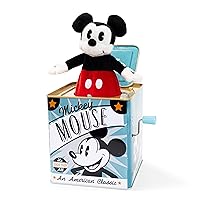 KIDS PREFERRED Disney Baby Commemorative 100 Year Anniversary Jack in The Box Musical Toys for Babies and Toddlers, Celebrate The 100 Year Anniversary of Disney with This Collectable Toy
