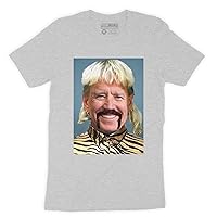 Function - Joe Biden Exotic Mashup Funny Mullet Mustache Leopard Shirt Fashion T-Shirt Tiger King Carole Meme Novelty Democrat Vote Election Heather Grey
