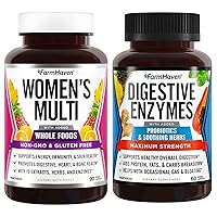 Digestive Enzymes with 18 Probiotics & Herbs Multivitamin for Women