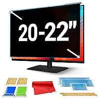 VINTEZ Universal Acrylic 20, 20.2, 21.5, 21.6, 22 Inch Computer Privacy Screen Filter for Widescreen Computer Monitors - 19.4