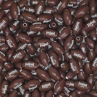 Football Beads (Pack of 144)