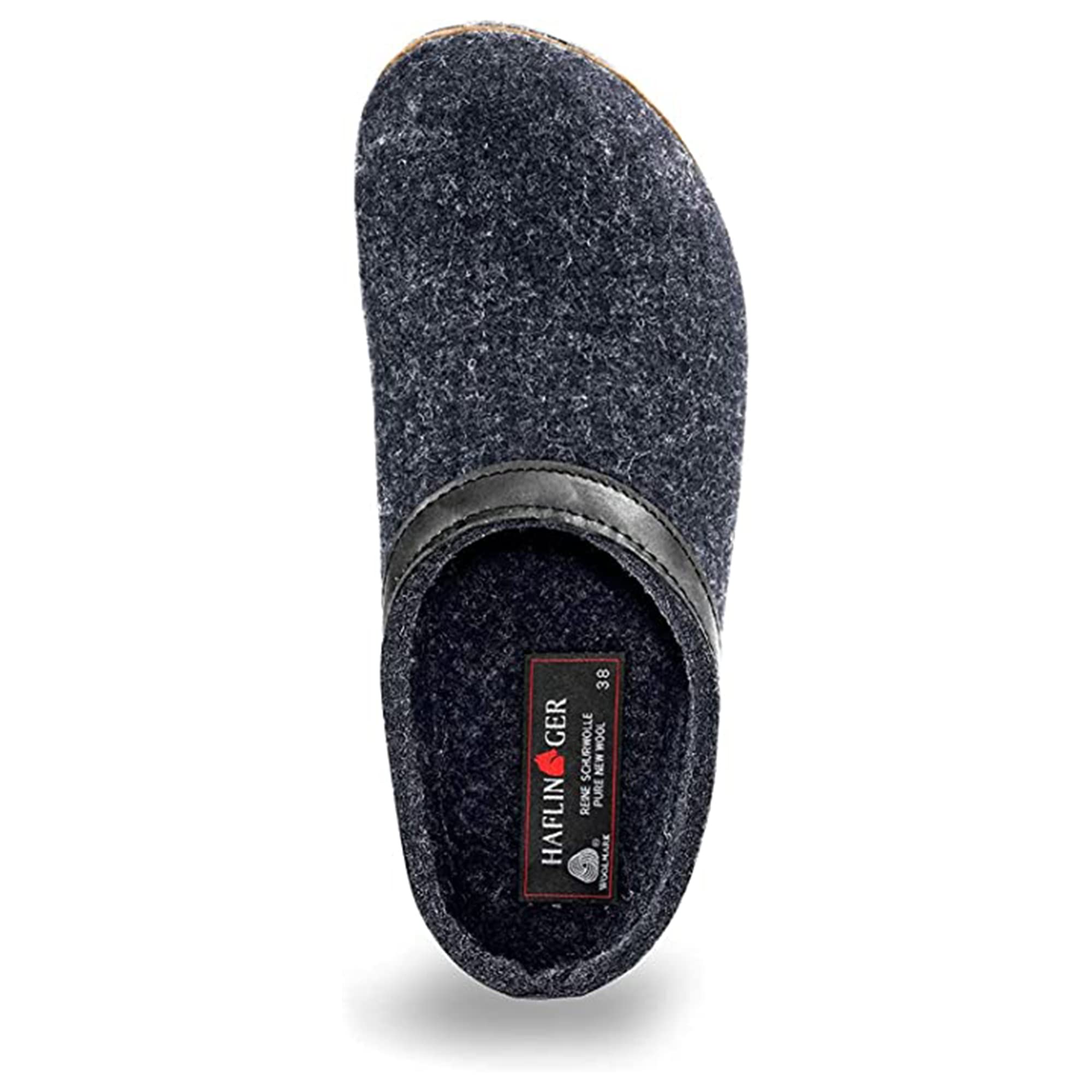 HAFLINGER Women's GZL Trimmed Wool Clogs