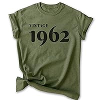 Vintage 1962 Shirt, Unisex Women's Men's Shirt, 60th Birthday Shirt, Sixtieth Birthday Shirt, B-Day Shirt