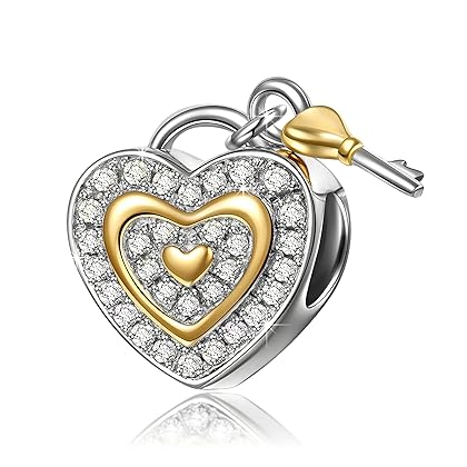 NINAQUEEN Gift of Love Collection, Sterling Silver Charms with Jewelry Box, Original Gifts for Your Special Her