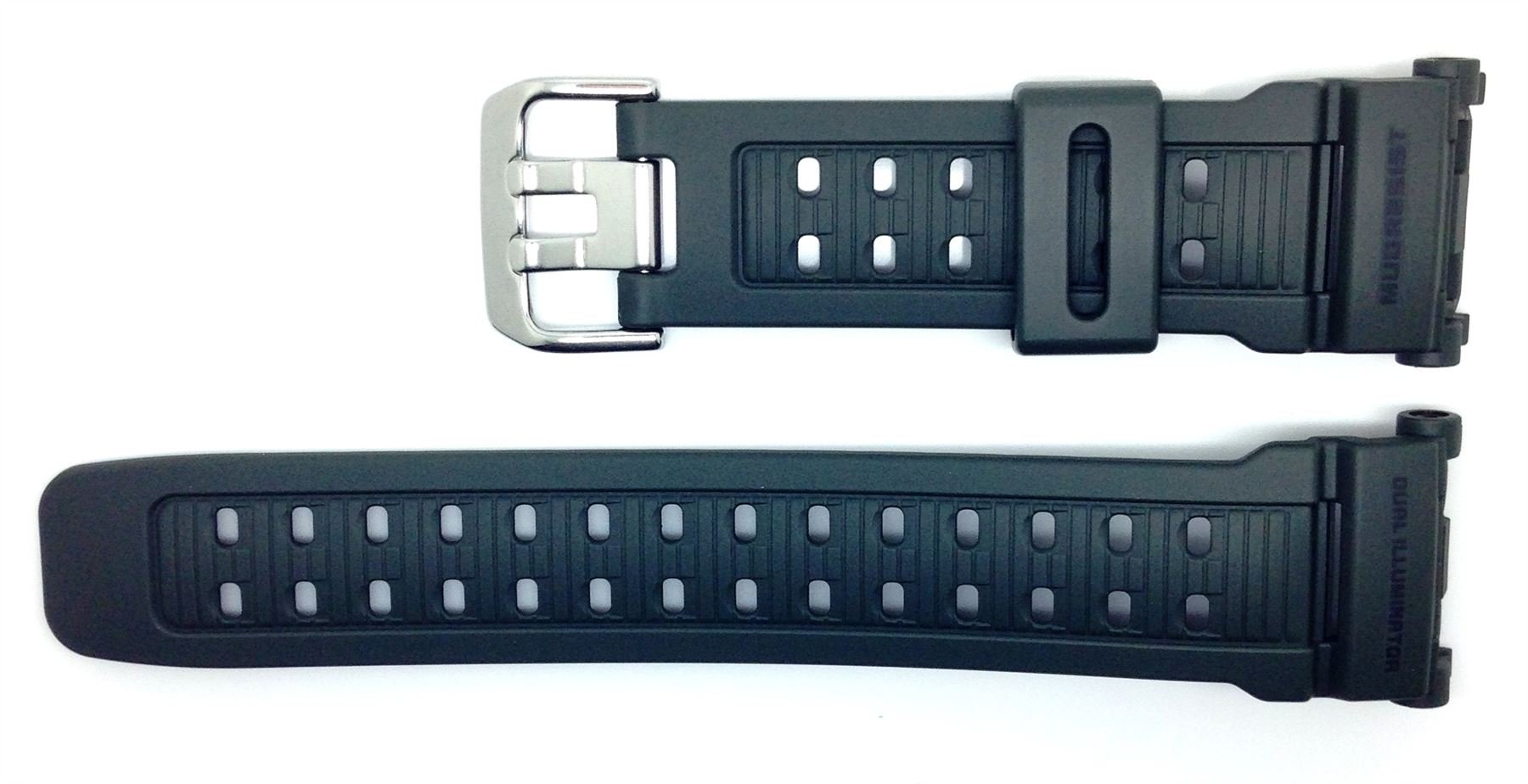 Casio Genuine Replacement Strap for G Shock Watch (Green) Model-G-9000-3VV, G-9000-3V, G-9000-3J, G-9000-3VJ