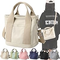 Large Capacity Multi-Pocket Handbag, Fashion Handbag Waterproof Canvas Design, Canvas Bag for Women With Zipper