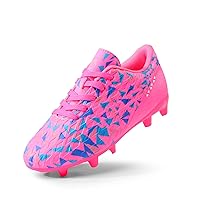 DREAM PAIRS Boys Girls Soccer Cleats Kids Football Shoes