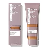 Revlon Illuminance Tinted Serum, Triple Hyaluronic Acid, Evens Out Skin Tone Over Time and Hydrates All Day, SPF 15, 417 Warm Caramel, 0.94 fl oz.