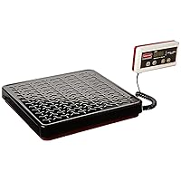 Rubbermaid Commercial Products Digital Receiving Scale, 400-Pound Capacity, Heavy-Duty Non-Skid Shipping and Postal Scale, Food Scale for Kitchen/Restaurant