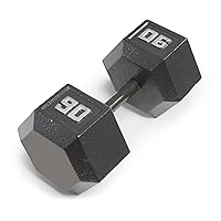 Marcy Cast Iron Hex Dumbbells Collection - Available size from 3-lb to 100-lb, SOLD INDIVIDUALLY