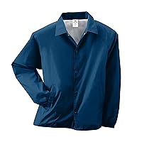 Augusta Sportswear Nylon Coach S Jacket/Lined Navy 5XL