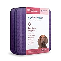Ear Care Dog Kit | Dog Ear Cleaning Kit | Dog Ear Cleaner Solution with Dog Ear Infection Relief for Smelly, Itchy, or Sore Ears