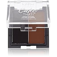 NYX PROFESSIONAL MAKEUP Cake That! Powder Eyeliner, 0.09 Ounce, Black,Brown (CTL01)
