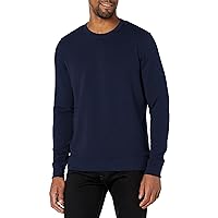 Jockey mens Cozy Fleece Long Sleeve Pullover Sweatshirt, Navy Blazer, Small US