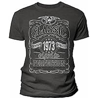 51st Birthday Gift Shirt for Men - Classic 1973 Aged to Perfection - 51st Birthday Gift