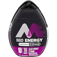MIO Energy Liquid Enhancer Acai Berry Storm 1.62 Ounce (PACK - 6)
