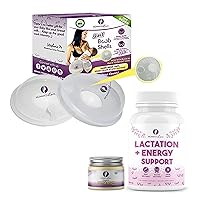 Ultimate Breastfeeding Essentials Bundle: Breast Milk Collection Cups with Plugs + Lactation Supplement for Increased Breast Milk + Nipple Balm for Sore Nipples