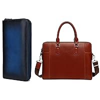 Genuine Leather Wallet and Briefcase