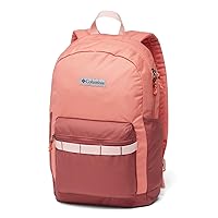 Columbia Unisex Zigzag 18L Backpack, Faded Peach/Beetroot, One Size